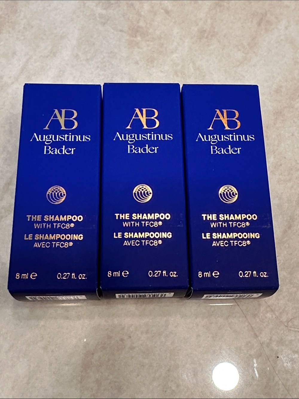Augustinus Bader The Shampoo with TFC8 - Travel size .27 fluid oz - you get 3